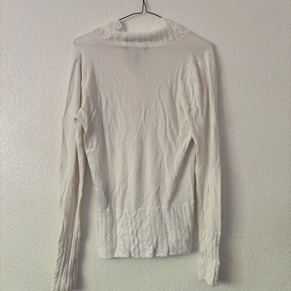 Buffalo David Bitton Cream Ruffled Blouse - Picture 2 of 2